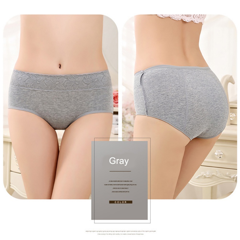Womens Cotton Soft Menstrual Briefs Leakproof Period Physiological